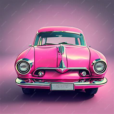 Premium AI Image | Pink Barbie Car