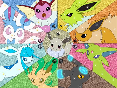 Eeveelution Shiny by PPGirl16 on DeviantArt