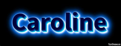 Caroline Logos Name - TextStudio