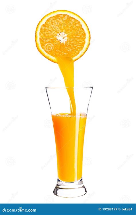 Pouring Orange Juice Royalty Free Stock Images - Image: 19298199