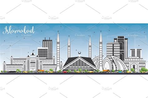 Islamabad Pakistan City Skyline | Pre-Designed Photoshop Graphics ...