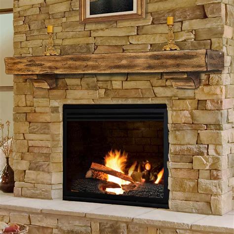 Wood Fireplace Mantel Shelves | FIREPLACE DESIGN IDEAS