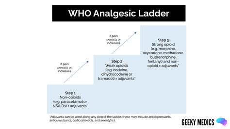 Prescribing Analgesia and the WHO Analgesic Ladder | Geeky Medics