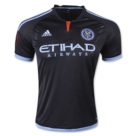 14-15 New York City Away Black Soccer Jersey Shirt | New York City ...