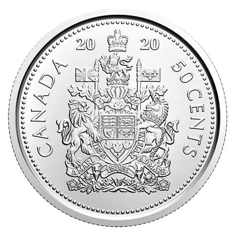 2020 Canadian 50-Cent Coat of Arms Half Dollar Circulation Coin ...