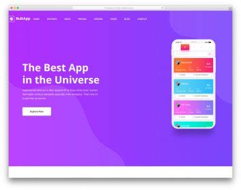 50 Best App Landing Page Website Templates 2025