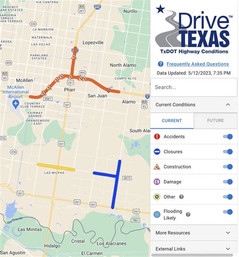 TxDOT Pharr District on Twitter: "ANYWHERE in TEXAS, http://DriveTexas ...