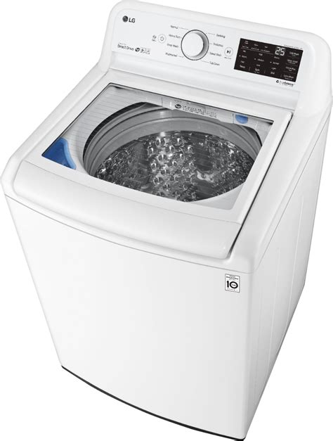 Customer Reviews: LG 4.5 Cu. Ft. High-Efficiency Top Load Washer with TurboDrum Technology White ...