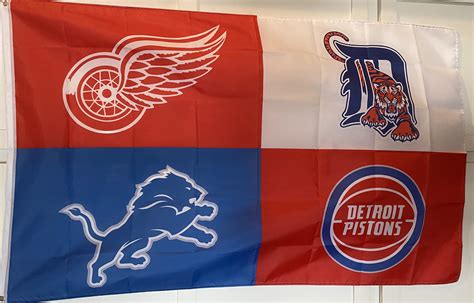 DETROIT Sports Teams 4 LOGO Sports Teams Detroit Tigers - Etsy