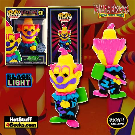 2022 NEW Killer Klowns - Jumbo Black Light Funko Pop!