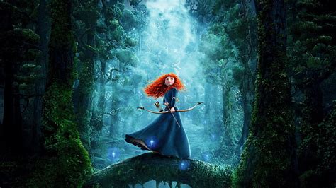 HD wallpaper: Disney Brave Merida, redhead, one person, nature, adult, forest | Wallpaper Flare