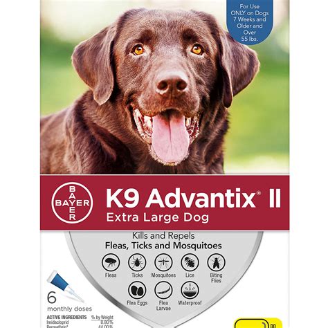 UPC 724089204295 - K9 Advantix II Topical Extra Large Dog Flea & Tick Treatment (Pack of 6 - 0. ...