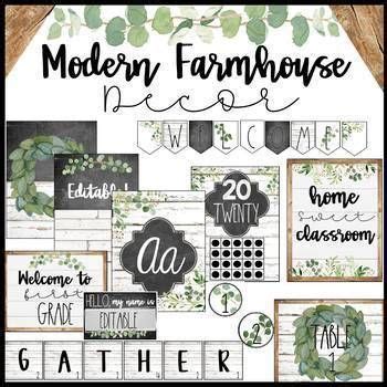 Modern Farmhouse Classroom Decor | Classroom decor, Classroom themes ...