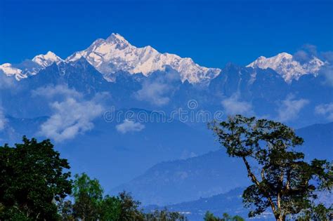 Kanchenjunga Mountain Peak, Sikkim Stock Photo - Image of background, clear: 36370970