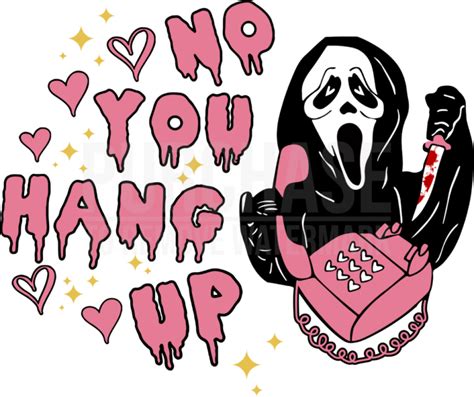 Scream No you hang up Svg, Scream Ghostface Svg, Halloween Svg | Friends font, Halloween ...