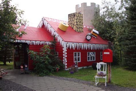 Akureyri, Iceland: The Christmas Garden, complete with a Christmas ...