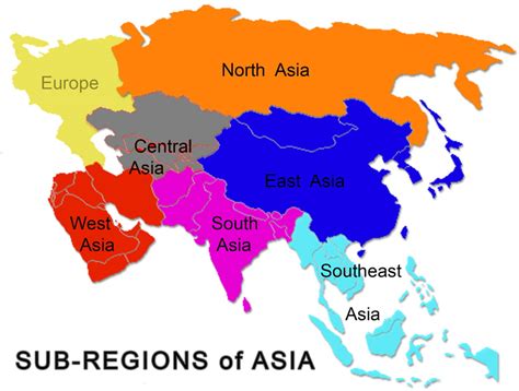 Mapa Ng Rehiyon Ng Asya - vrogue.co