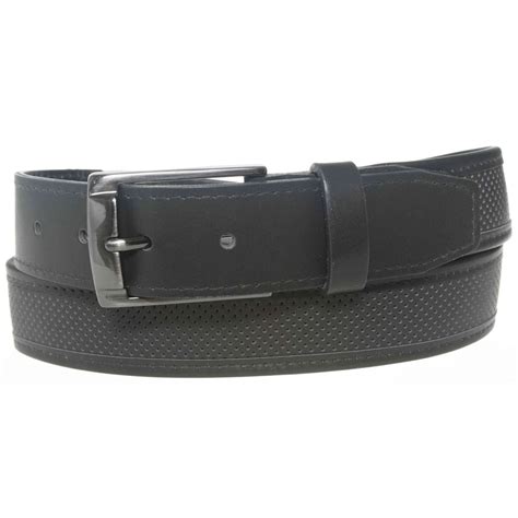 Grey Leather Belt - Colour Basis