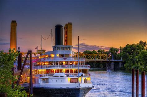 Sunset on the Delta King, Sacramento CA