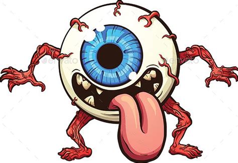 Eyeball Monster | Arte sobre zumbis, Ilustrações vetoriais, Arte de rua