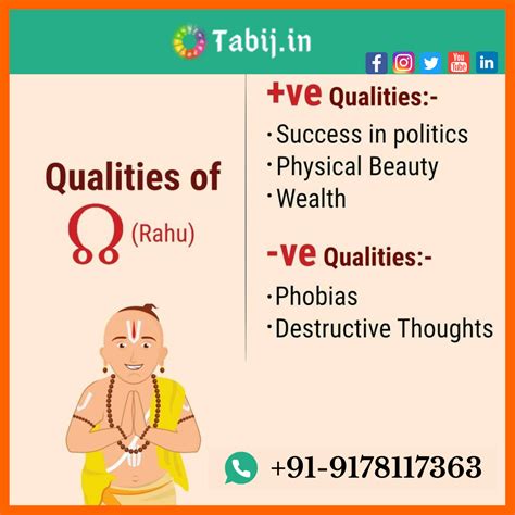 Some basic positive & negative qualities of Rahu Mahadasha from our Pandit ji. ...... Call: +91 ...