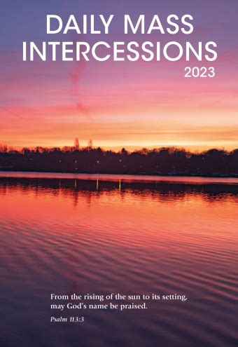 Daily Mass Intercessions 2023 - Book Text Author: Bryan Cones