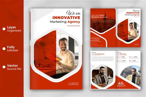 Creative Unique Brochure Design Template Graphic by hafizulislamsir9090 · Creative Fabrica