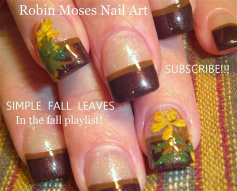 Nail Art by Robin Moses: "fall leaves" "fall nails" "fall nail trends ...