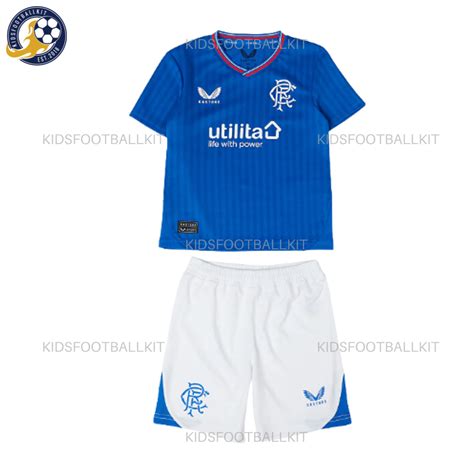 Rangers Home Kids Football Kit 23/24 | Unbeatable Price 2024