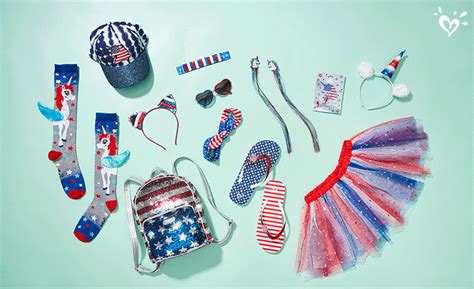 The most awesome accessories in red, white & blue! | American flag clothes, Justice clothing ...