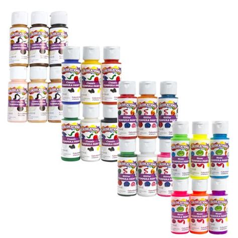 Colorations® Tempera Paint, 24 Colors, each 2oz