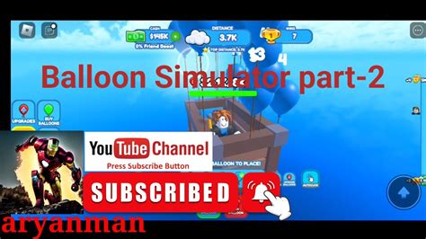 Roblox Balloon Simulator | Balloon Simulator part-2 roblox game play - YouTube