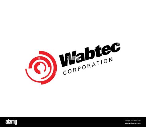 Wabtec Corporation, rotated logo, white background Stock Photo - Alamy