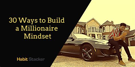 30 Steps to Building a Millionaire Mindset - Habit Stacker