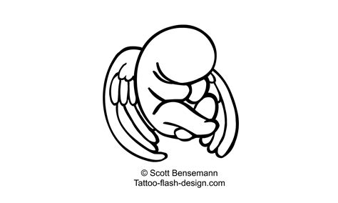 Cherub Line Drawing at GetDrawings | Free download