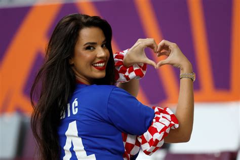 Miss Croatia Wears Stunning Outfit While Attending Her Final World Cup ...