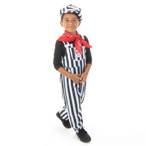 Brybelly MCOS-450YM Train Engineer Costume, Size 5-6, 1 - Kroger