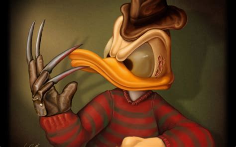 🔥 Free Download Freddy Krueger Wallpaper For Desktop Donald Duck As by ...