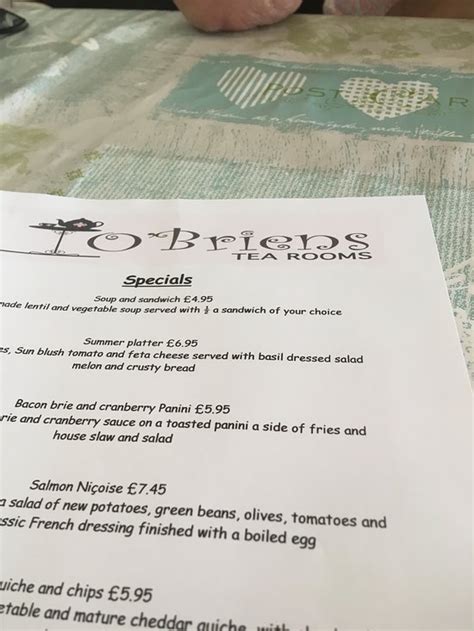 O'Briens Tea Rooms, Ormskirk - Restaurant Reviews, Phone Number ...