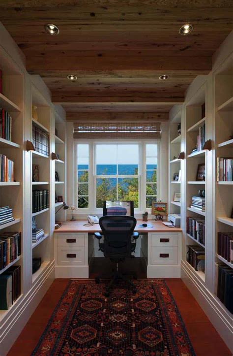 28 Dreamy home offices with libraries for creative inspiration