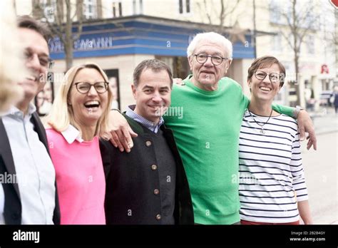 Group of friends standing together outdoors Stock Photo - Alamy