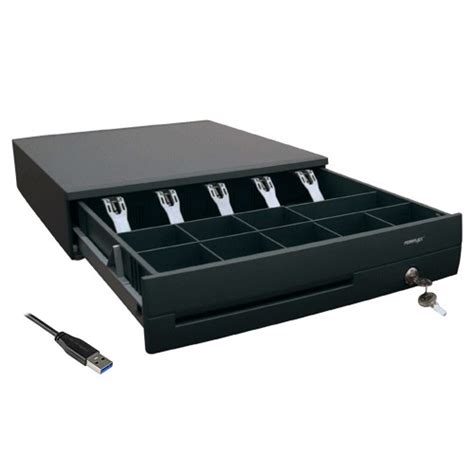 Posiflex CR-4115 USB Cash Drawer - PFCR4115B - Cash Register Warehouse