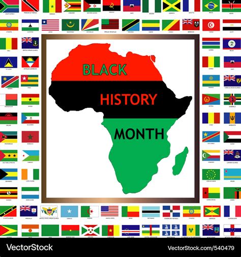 Black history month Royalty Free Vector Image - VectorStock