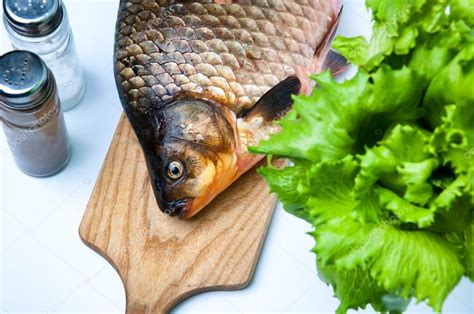 Big prussian carp ready to cook — Stock Photo © monika.w20.wp.pl #116333466