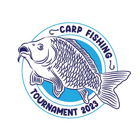 Carp fishing logo, perfect for fish supplier company and brand product logo and t shirt design ...