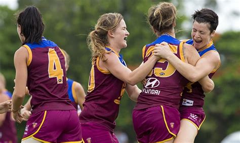 Lions AFL Women's team claim first win - lions.com.au