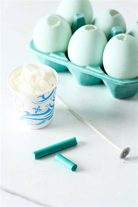 DIY Colorful Egg Candles | Hello Glow