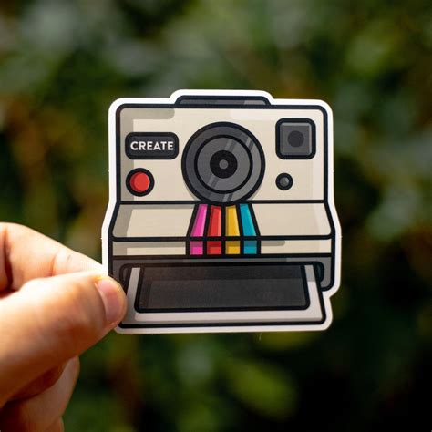 Polaroid Camera Sticker - Etsy