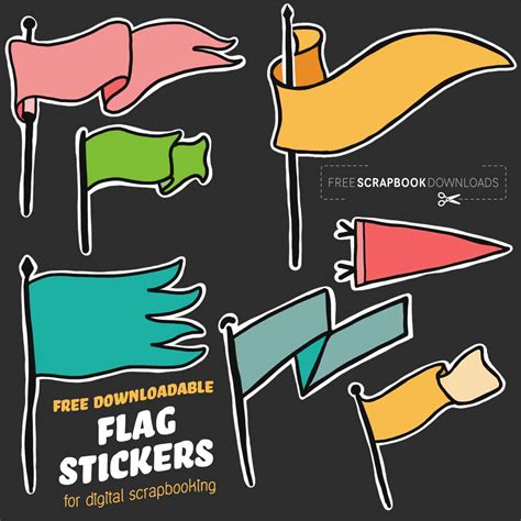 Banner and flag stickers