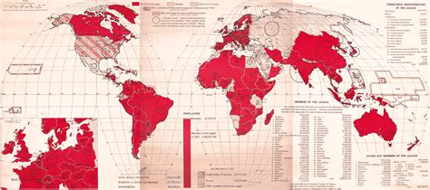 League of Nations map – Never Was